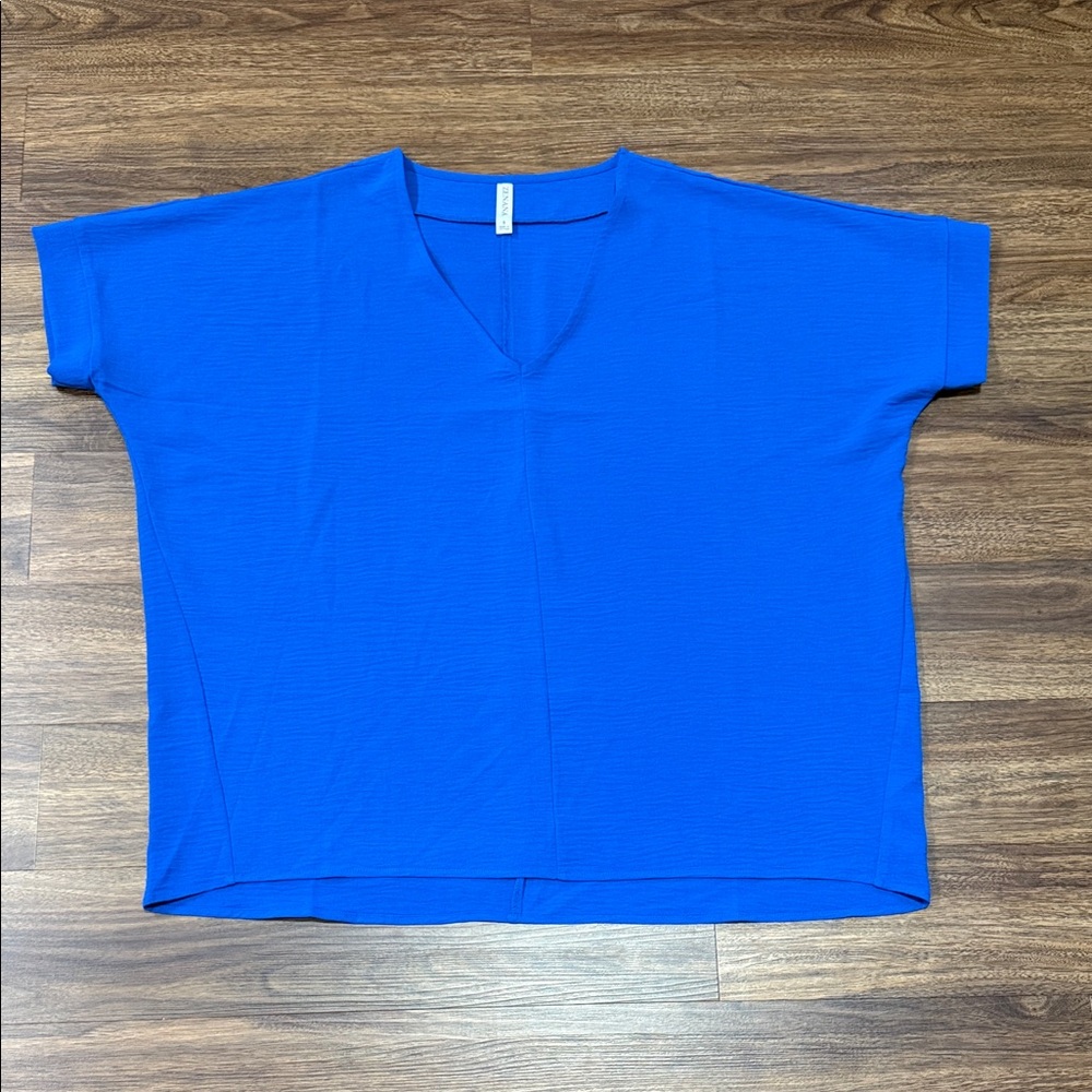 Zenana Royal Blue Breezy Blouse